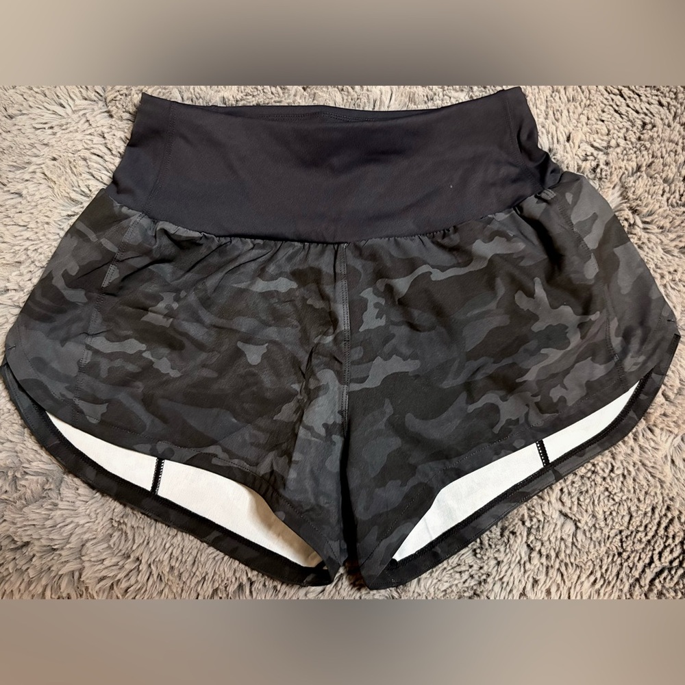 Women's Black Camo Shorts